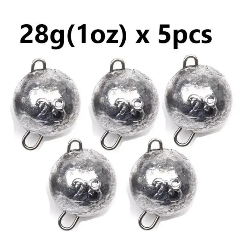 Fishing Lure Accessories - 5pcs/lot 28g Fishing Weight Sinker Bullet