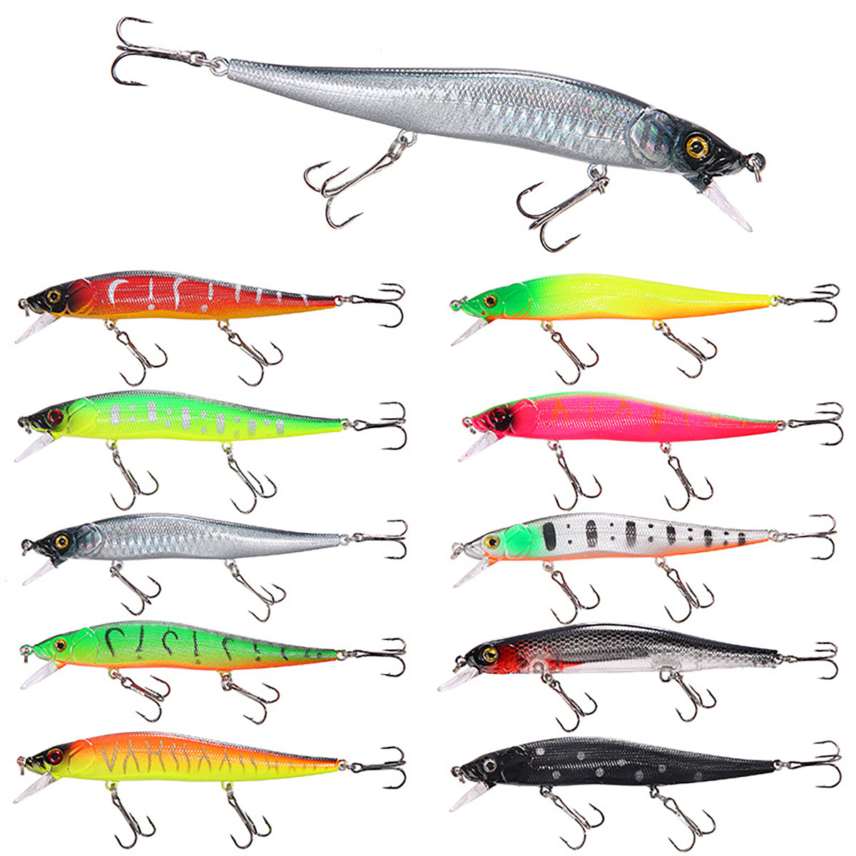 1/5PCS 115mm 14g Minnow Fishin - Fishing Lure Crankbait recension och pris