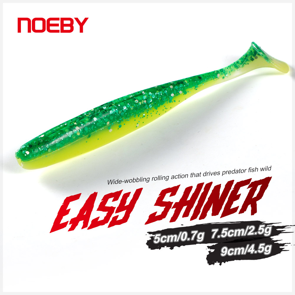 Noeby Easy Shiner Silicone Sha - Fishing Lure Soft Plastic recension och pris