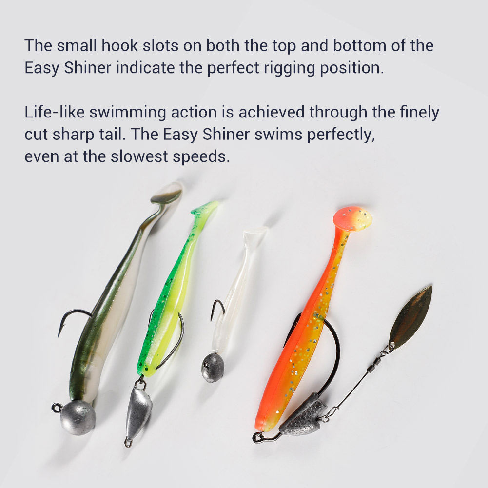 Noeby Easy Shiner Silicone Sha - Fishing Lure Soft Plastic recension och pris