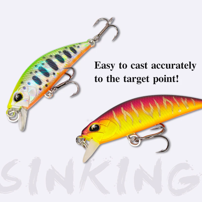 TSURINOYA Sinking Minnow Mini  - Fishing Lure Crankbait recension och pris