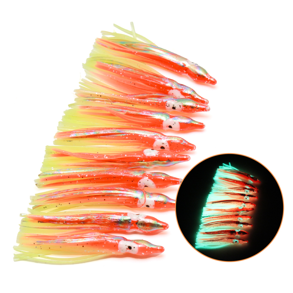 10 pcs soft light octopus squi - Fishing Lure Buzzbait recension och pris