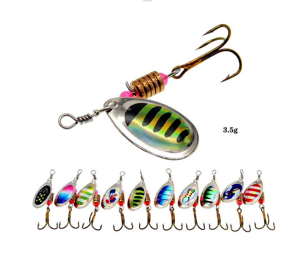 Newest Metal Spoon Spinner Fis - Fishing Lure Spoon recension och pris