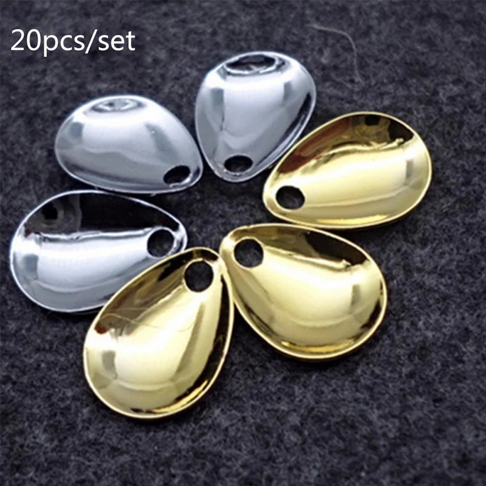 20pcs/lot Fishing Spinner Ring - Fishing Lure Blade Bait recension och pris