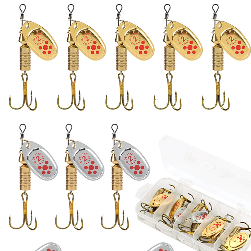 1PCS Metal Plating Spinner Bai - Fishing Lure Swimbait recension och pris