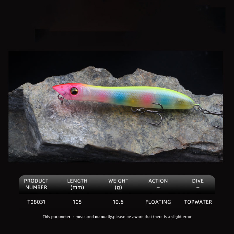 LETOYO  Fishing Pencil Lure 10 - Fishing Lure Popper recension och pris
