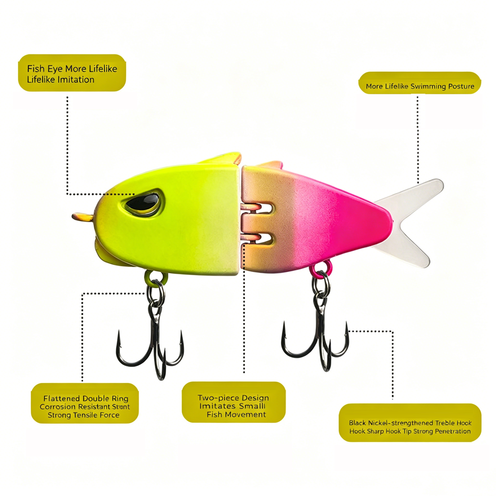 6.2cm 6.5g Swimbait Fishing Lu - Fishing Lure Popper recension och pris