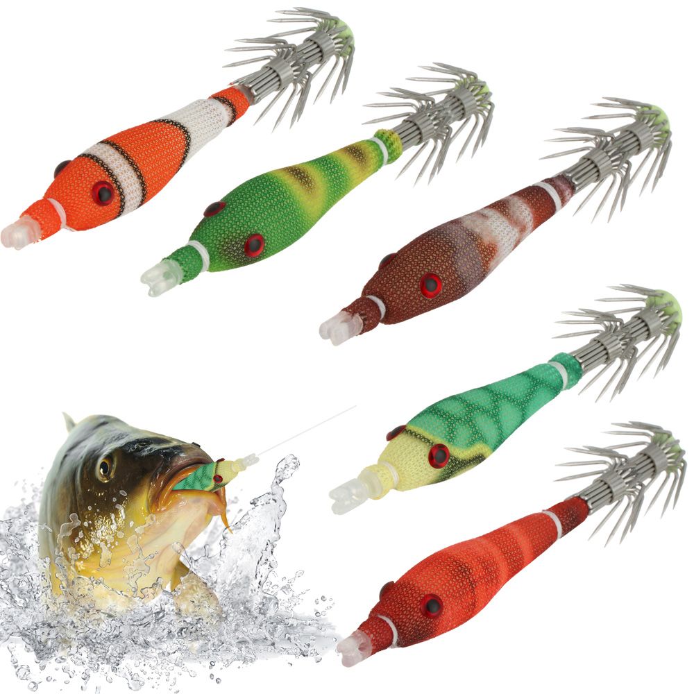 5pcs 60mm 3.3g Mini Squid Tata - Fishing Lure Buzzbait recension och pris