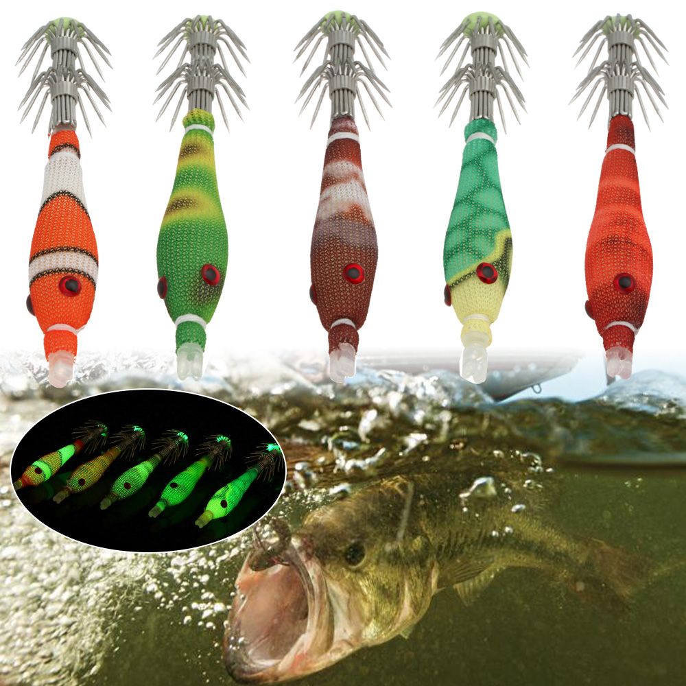5pcs 60mm 3.3g Mini Squid Tata - Fishing Lure Buzzbait recension och pris