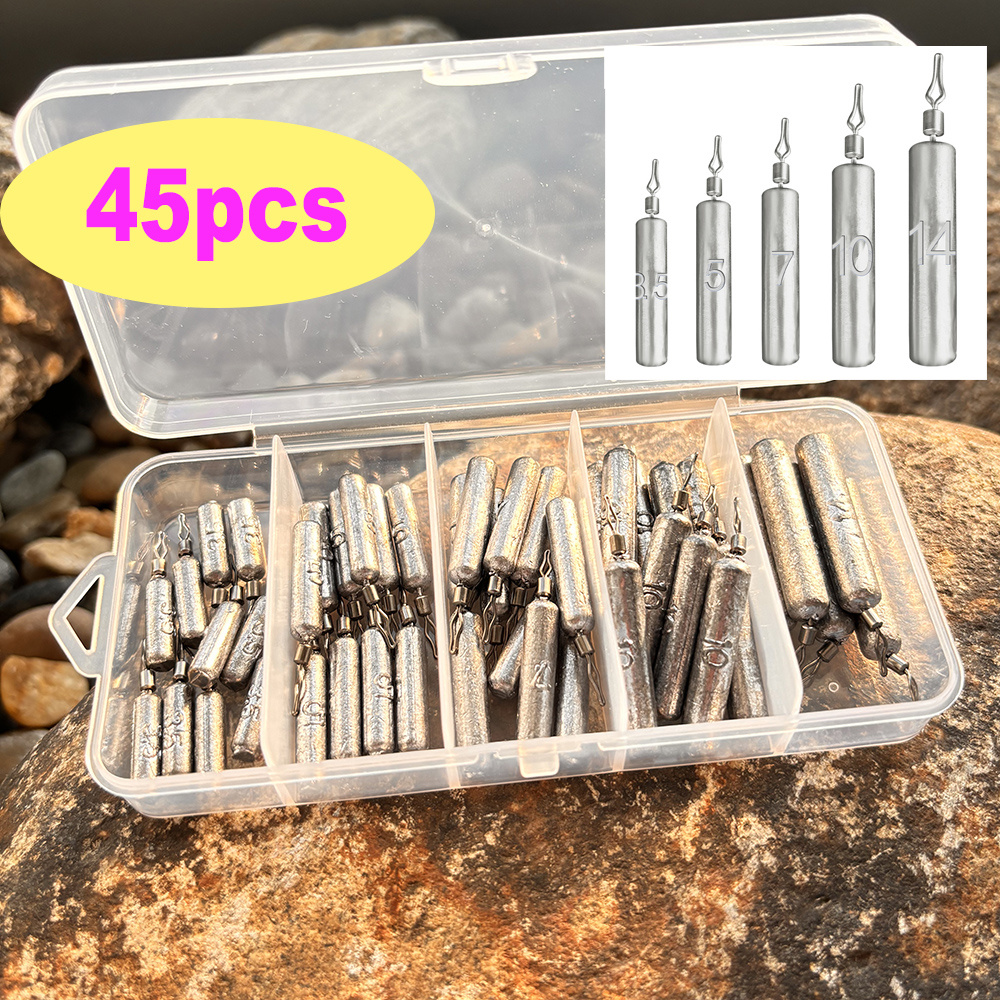 45pcs/box Fishing Weight 3.5g  - Fishing Lure Box recension och pris